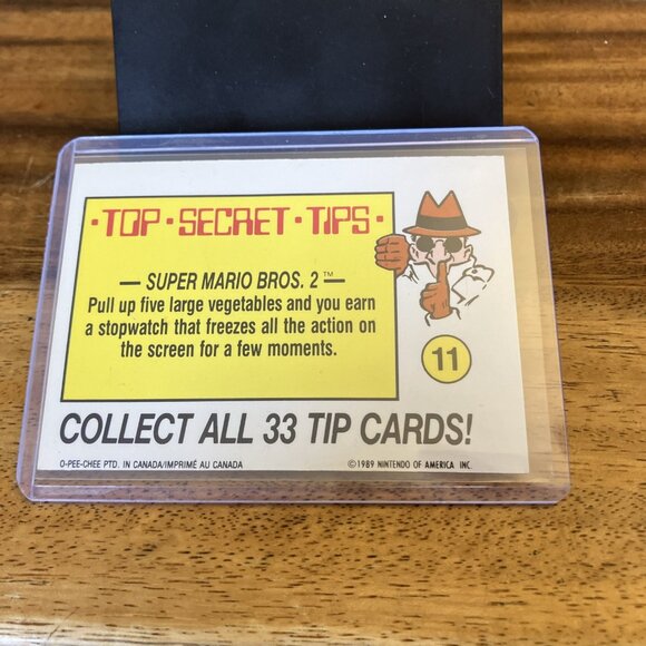 1989 Topps Nintendo Game Packs Super Mario Bros Sticker #11 - Picture 5 of 7